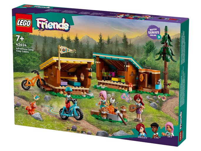 Packshot von dem Set „Gemütliche Hütten im Abenteuercamp“ | © LEGO Gruppe