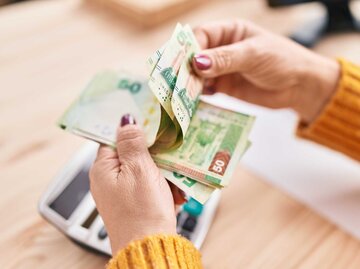 Nahaufnahme von den Händen einer Frau, die Geldscheine zählt | © Adobe Stock/Krakenimages.com