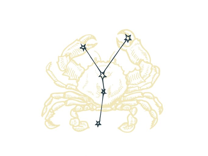 Sternzeichen Krebs Illustration | © Getty Images/Vladayoung