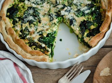 Spinat Quiche | © Getty Images/Westend61