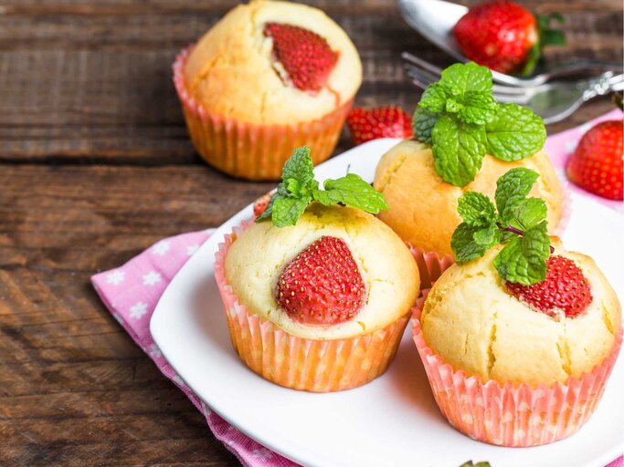 Schmeckt nach Sommer: Rezept für fruchtige Erdbeer-Muffins Schmeckt nach Sommer: Rezept für fruchtige Erdbeer-Muffins