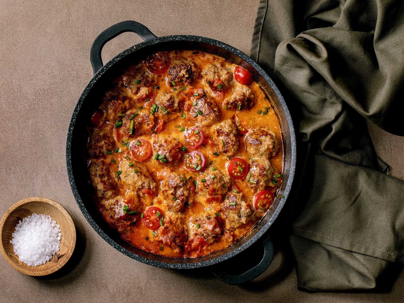 Perfekt für den Feierabend: Köstliche Wikingerpfanne mit Orzo-Nudeln