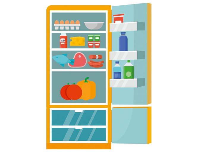 Kühlschrank richtig einräumen | © gettyimages.de /  ONYXprj