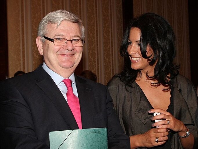 Joschka Fischer und Minu Barati | © Getty Images | Franziska Krug