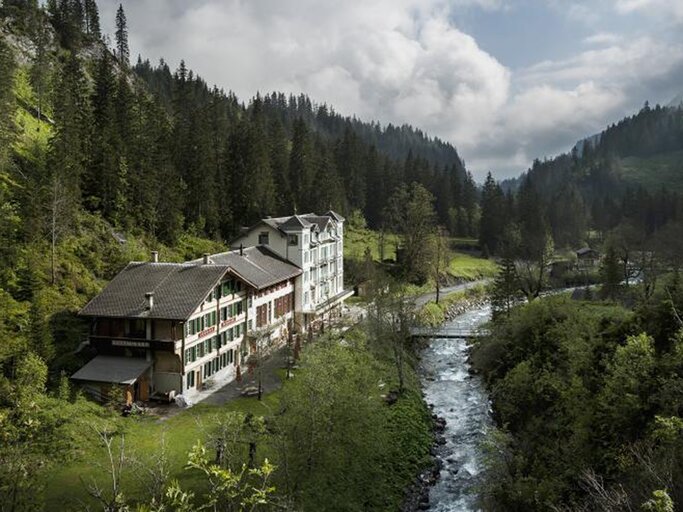 Schweizer Hotel Rosenlaui im Berner Oberland | © Rosenlaui