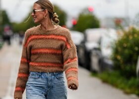 Model trägt Dutt-Frisur