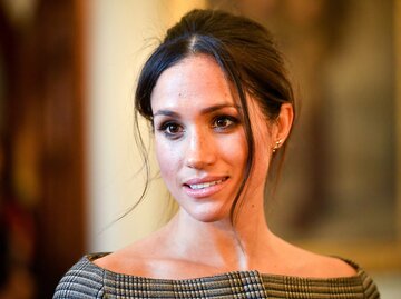 Herzogin Meghan beim Besuch vom Cardiff Castle | © GettyImages/	WPA Pool