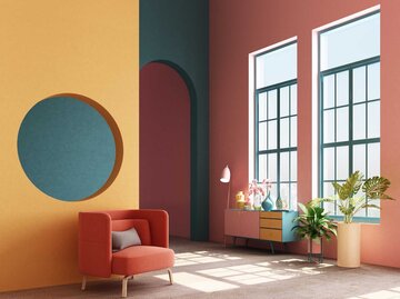 farbenfrohes Interior Design | © Adobe Stock/Jokiewalker